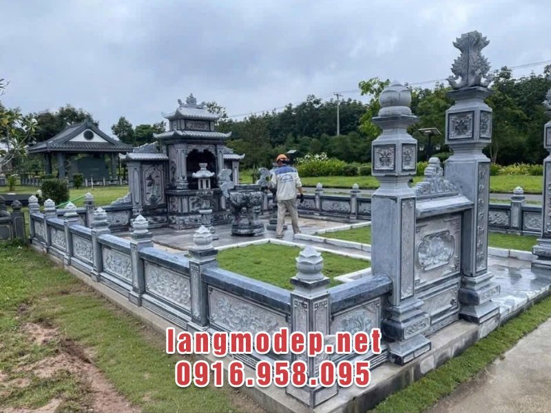 Lăng mộ đẹp Ninh Bình chuyên tư vấn thiết kế, thi công lắp đặt nghĩa trang gia đình bằng đá tự nhiên bền đẹp chuẩn phong thuỷ, giá tốt, uy tín, chất lượng