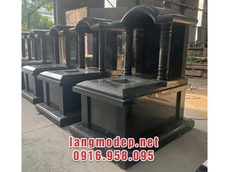 Mẫu mộ đá hoa cương mái vòm đẹp chuẩn phong thuỷ, bền bỉ, hiện đại, nổi bật, giá tốt năm 2026