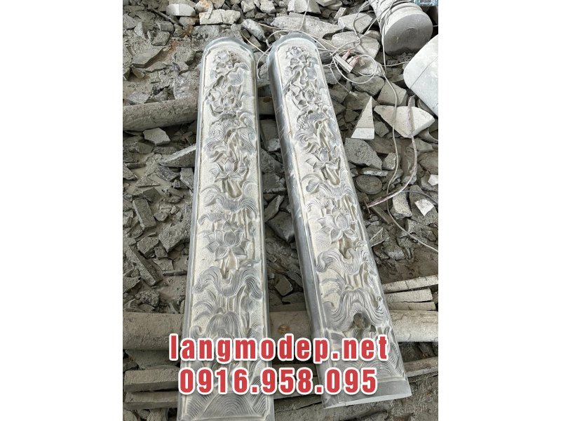 Mẫu cột hiên tròn chạm Sen mang ý nghĩa về sự thanh cao, thuần khiết và kiên cường
