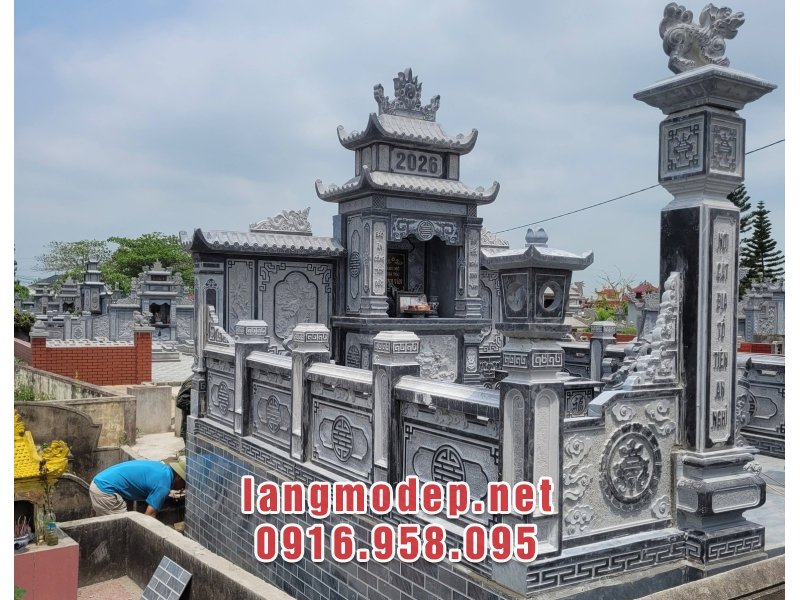 Khu lăng mộ đá tự nhiên sở hữu độ bền vượt trội, tính thẩm mỹ cao, trường tồn với thời gian
